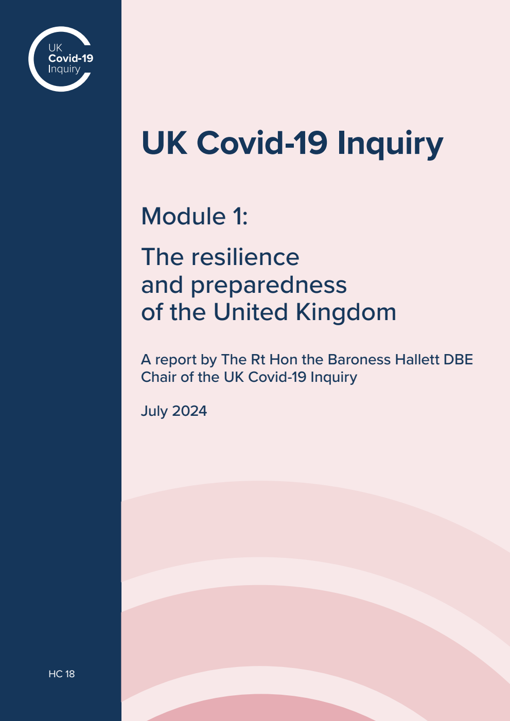 UK Covid-19 Inquiry. Module 1: The resilience and preparedness of the United Kingdom. A report by The Rt Hon the Baroness Hallett DBE Chair of the UK Covid-19 Inquiry