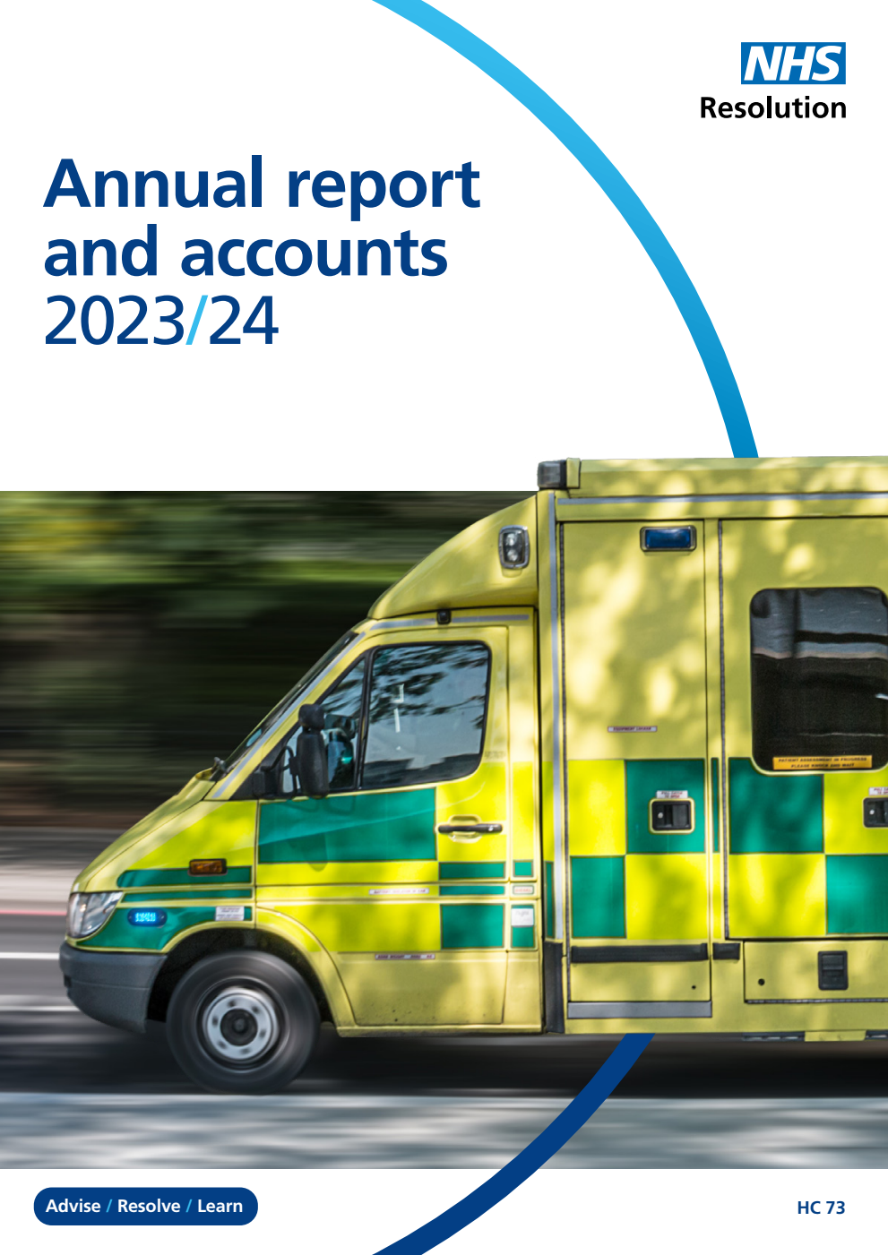 NHS Resolution Annual report and accounts 2023/24 for the period 1 April 2023 to 31 March 2024