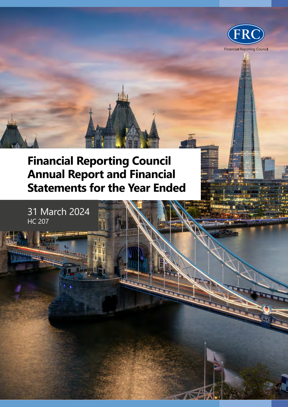Financial Reporting Council Annual Report and Financial Statements 2023/24 from the period 1 April 2023 to 31 March 2024