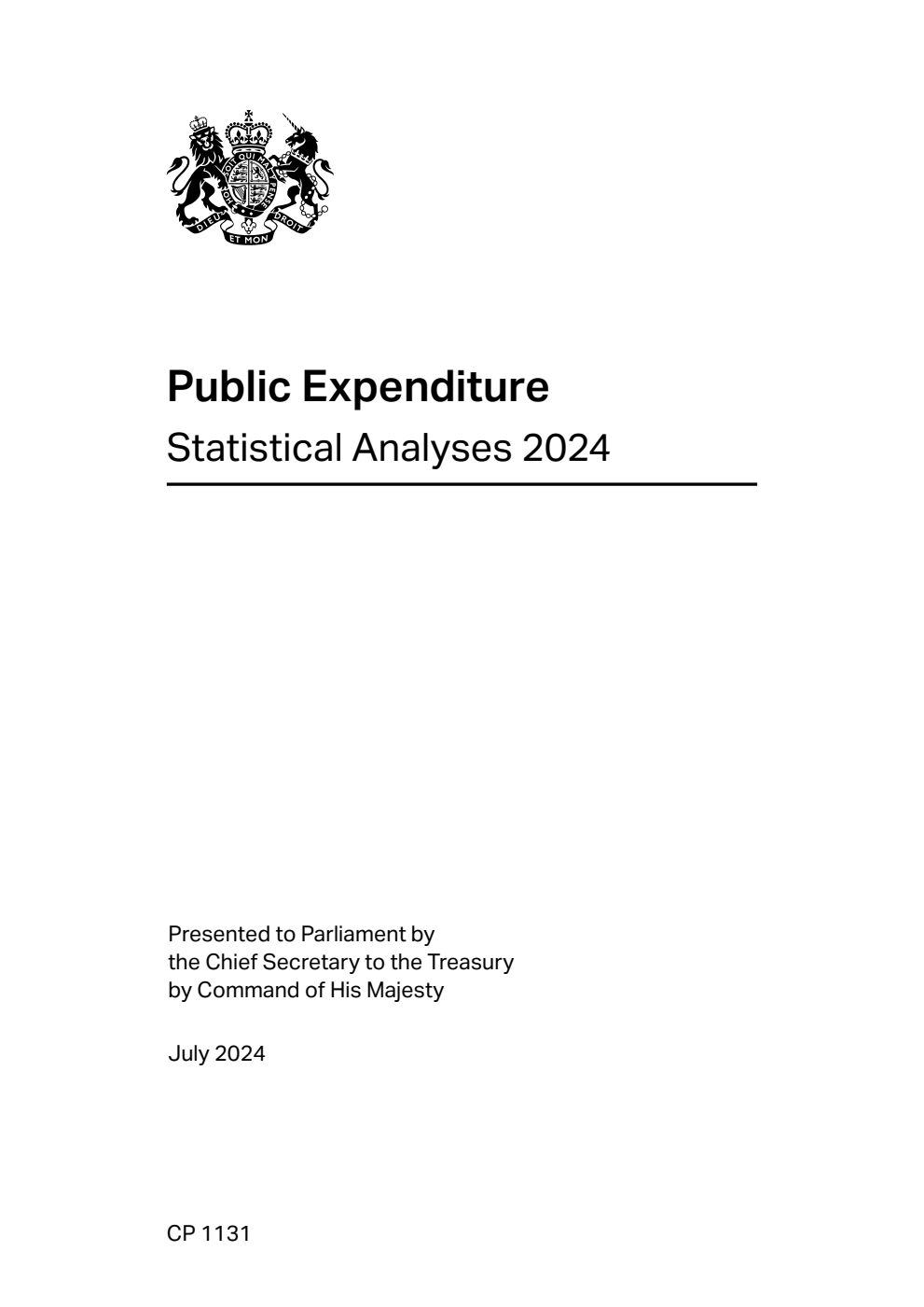 Public Expenditure Statistical Analyses 2024