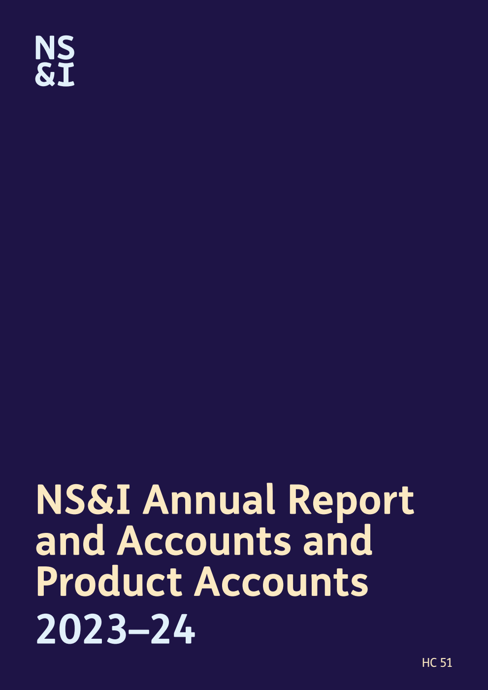 National Savings and Investments Annual Report and Accounts and Product Accounts 2023–24