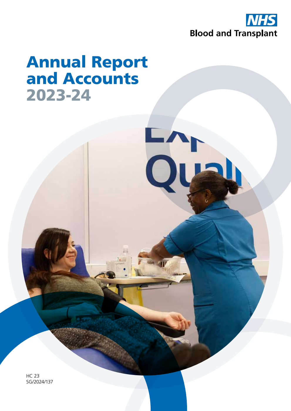 NHS Blood and Transplant Annual Report and Accounts 2023-24