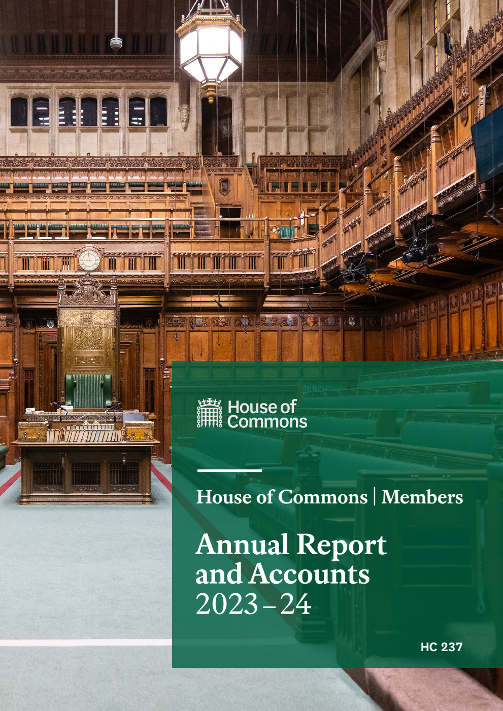 The House of Commons: Members Annual Report & Accounts 2023-24 (for the year ended 31 March 2024)