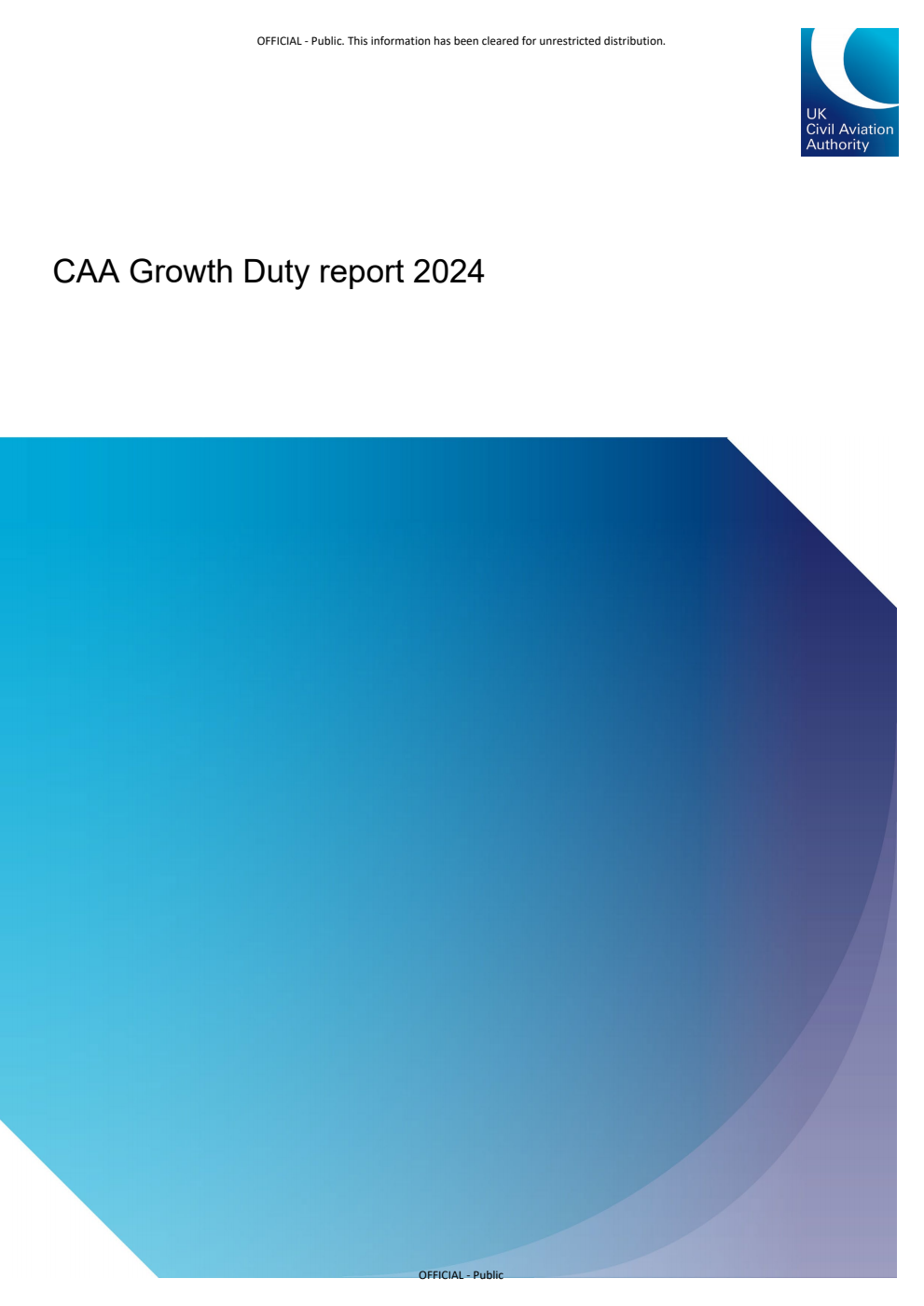 CAA Growth Duty report 2024