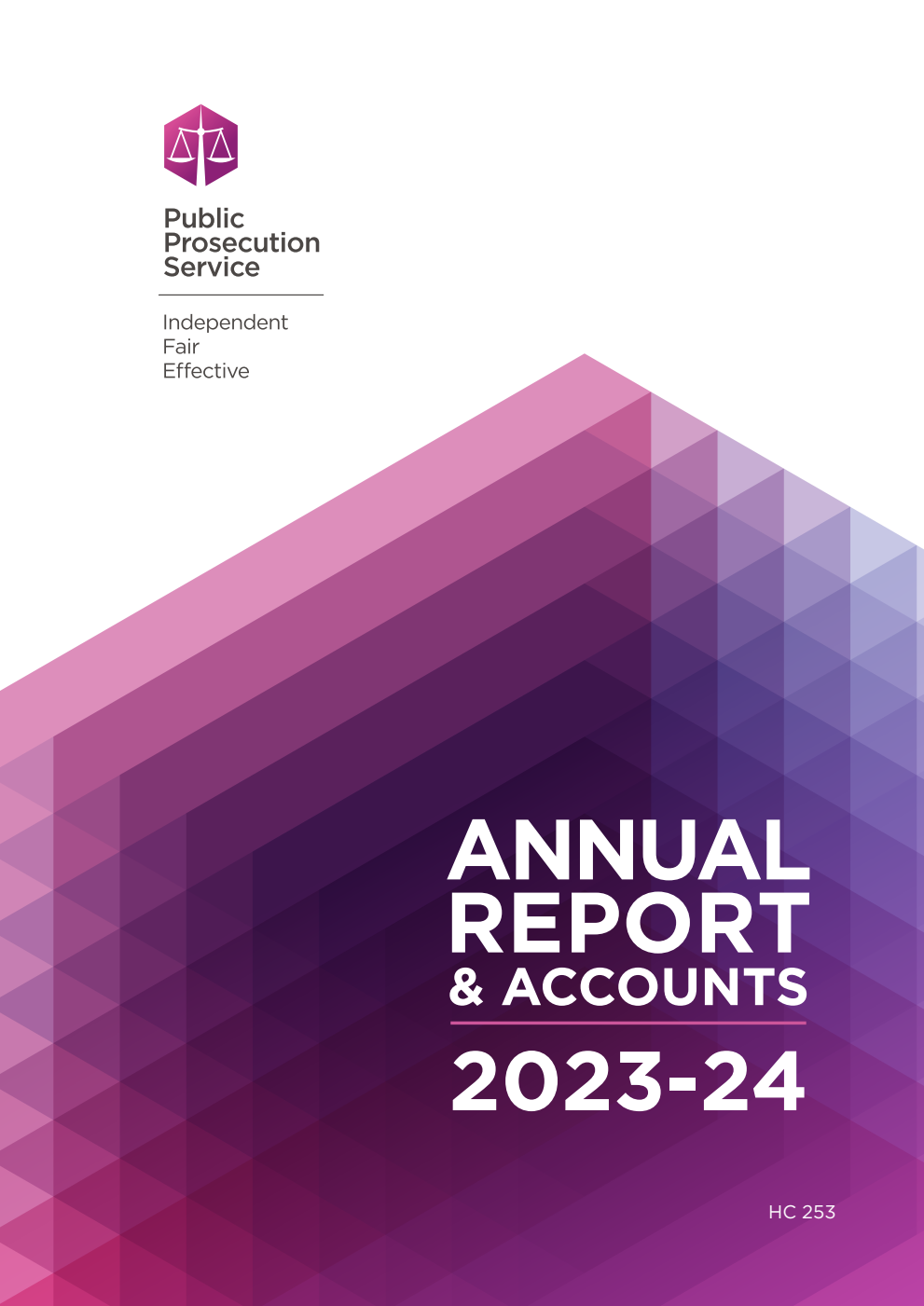 Public Prosecution Service for Northern Ireland Annual Report and Accounts 2023-24 for the period 1 April 2023 to 31 March 2024