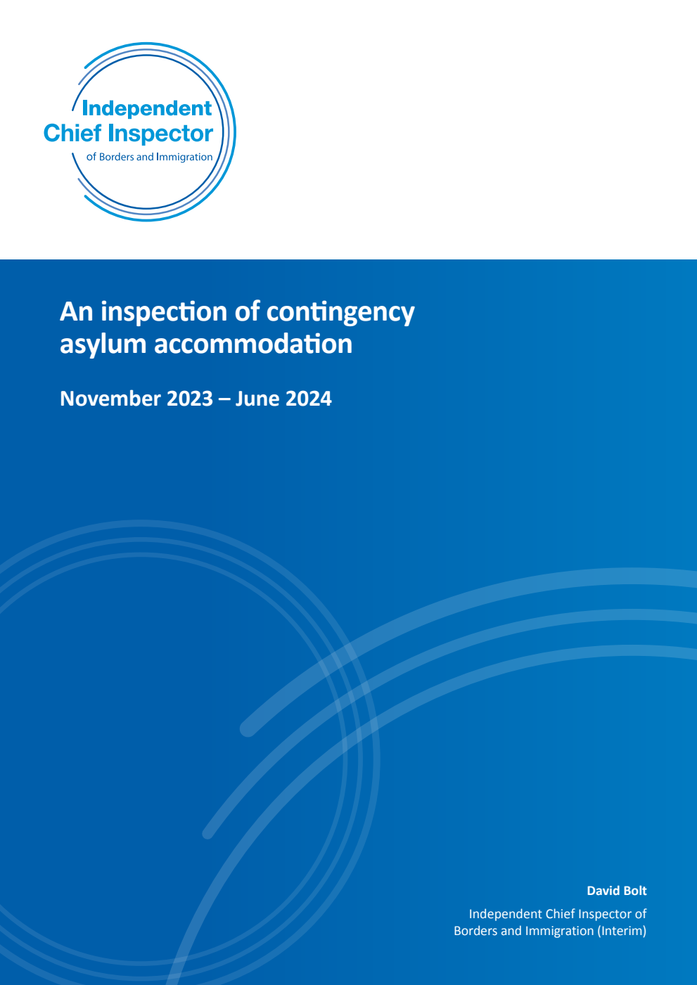 An inspection of contingency asylum accommodation November 2023 – June 2024