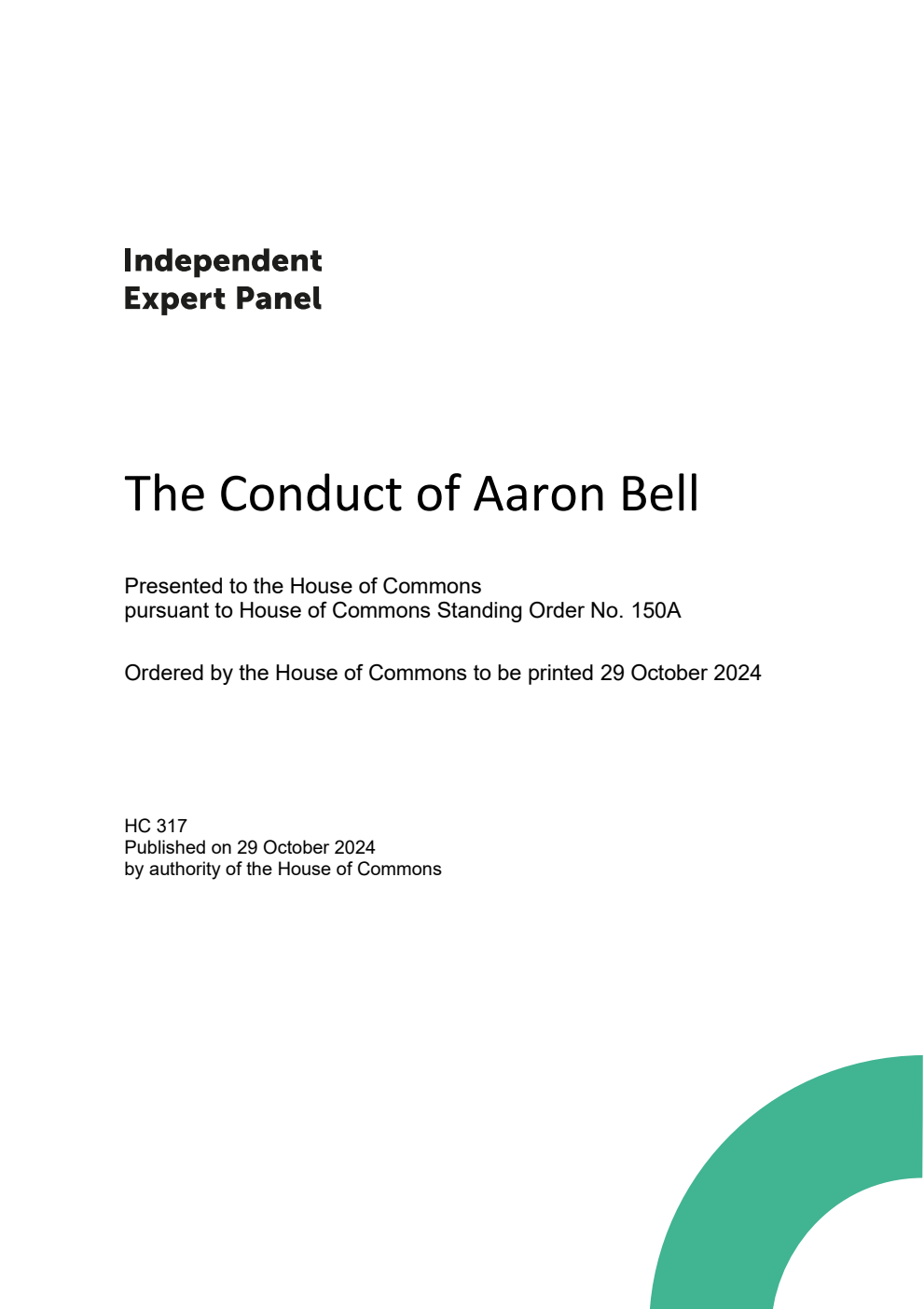 The Conduct of Aaron Bell