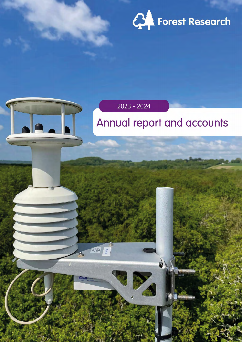 Forest Research Annual Report and Accounts 2023 to 2024