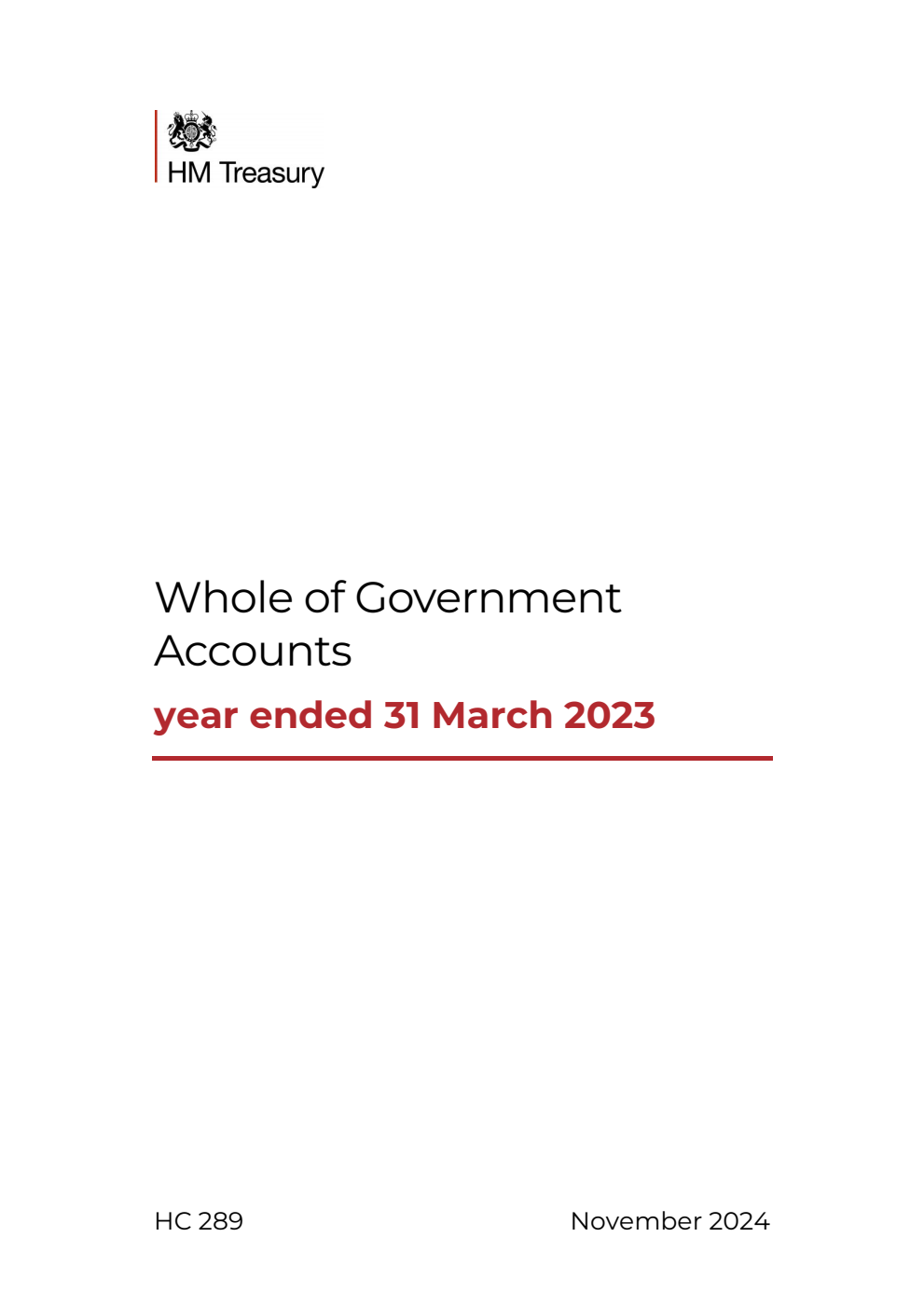 Whole of Government Accounts: year ended 31 March 2023