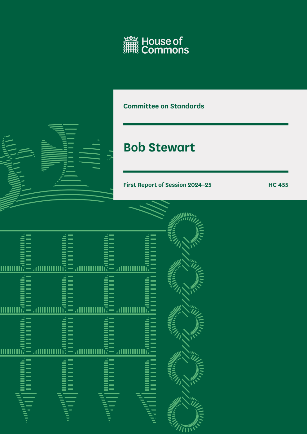 Standards Committee 1st Report. Bob Stewart Volume 1. Report