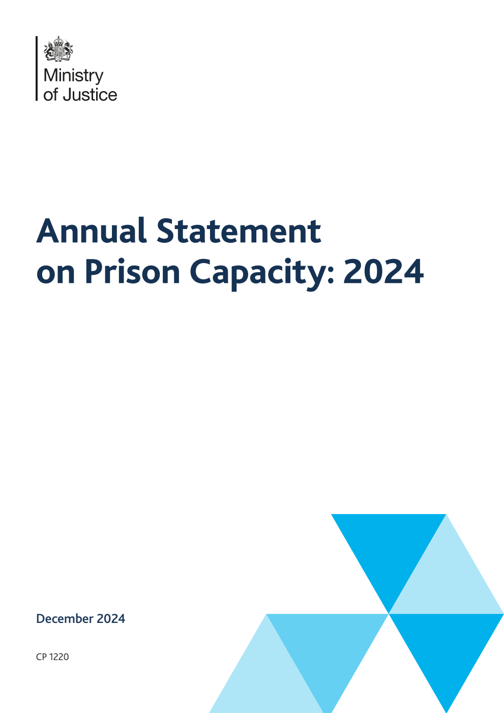 Annual Statement on Prison Capacity: 2024