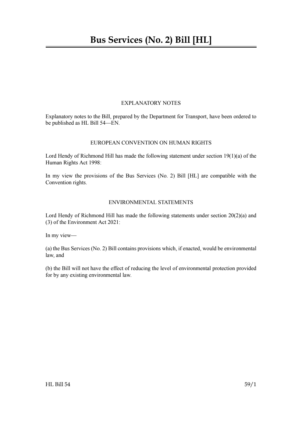 Bus Services (No. 2) Bill