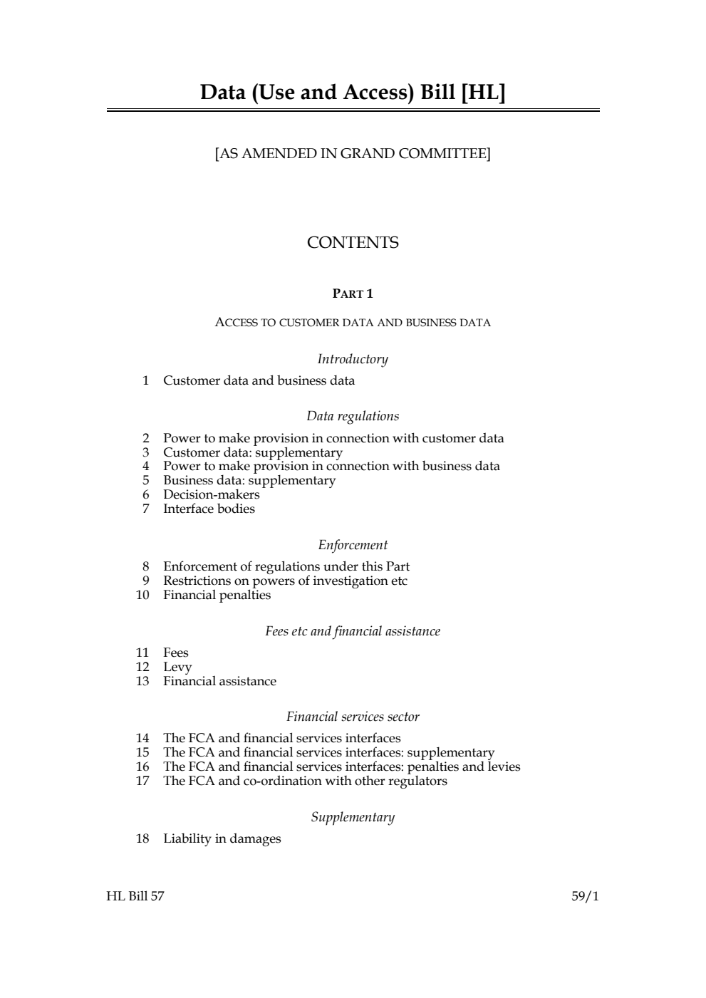 Data (Use and Access) Bill [as amended in Grand Committee]