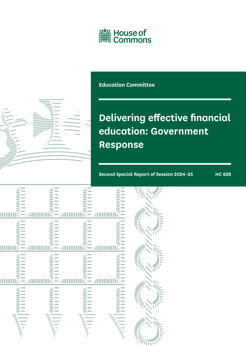 Education Committee 2nd Special Report. Delivering effective financial education: Government Response
