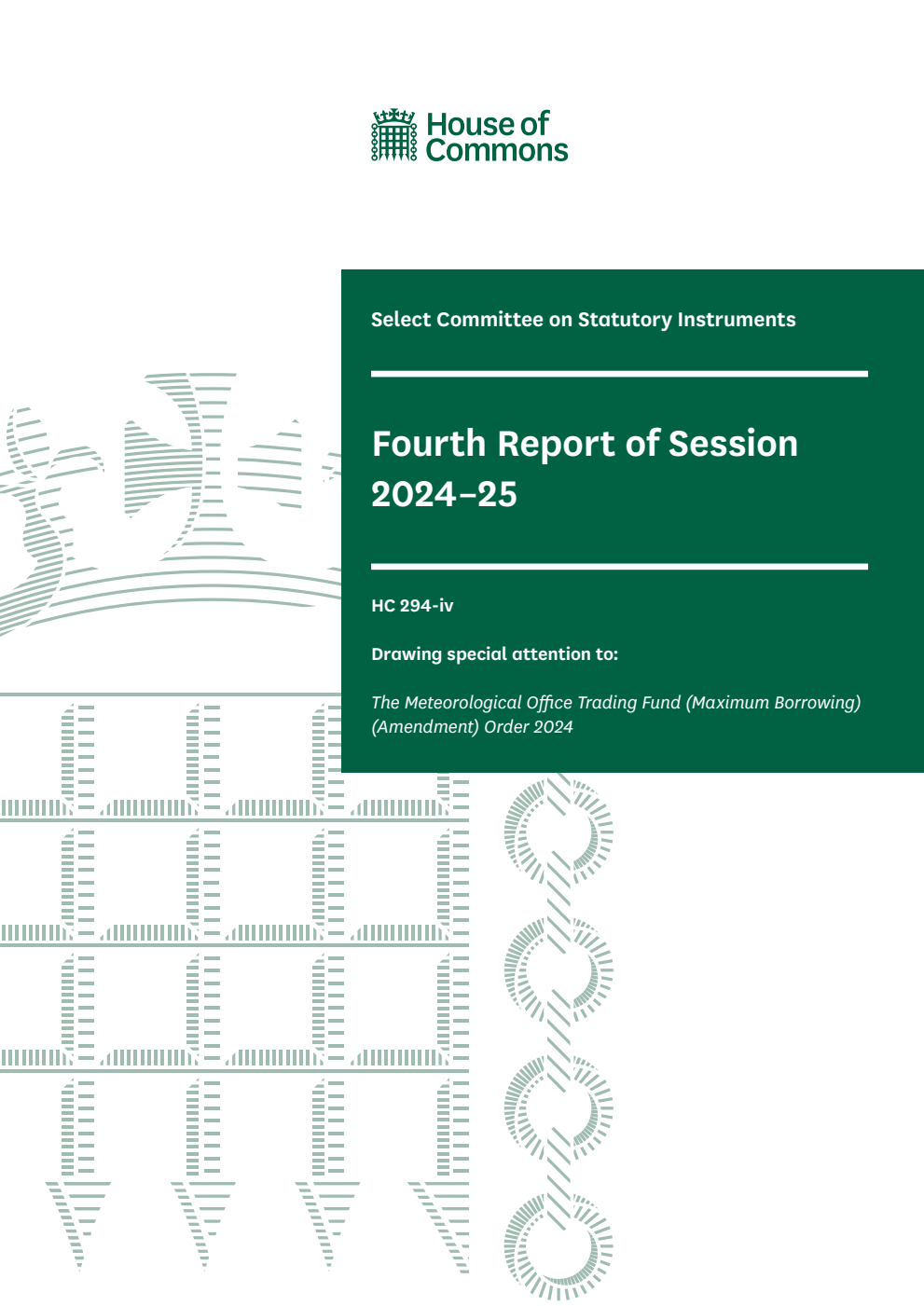 Statutory Instruments Committee 4th Report of Session 2024-25