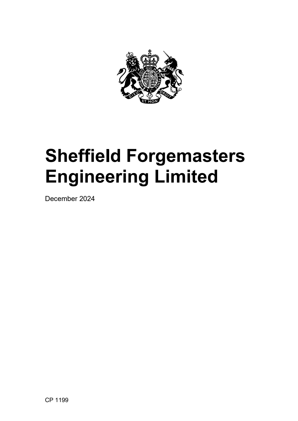Sheffield Forgemasters Engineering Limited Annual Report and Accounts 2023-24