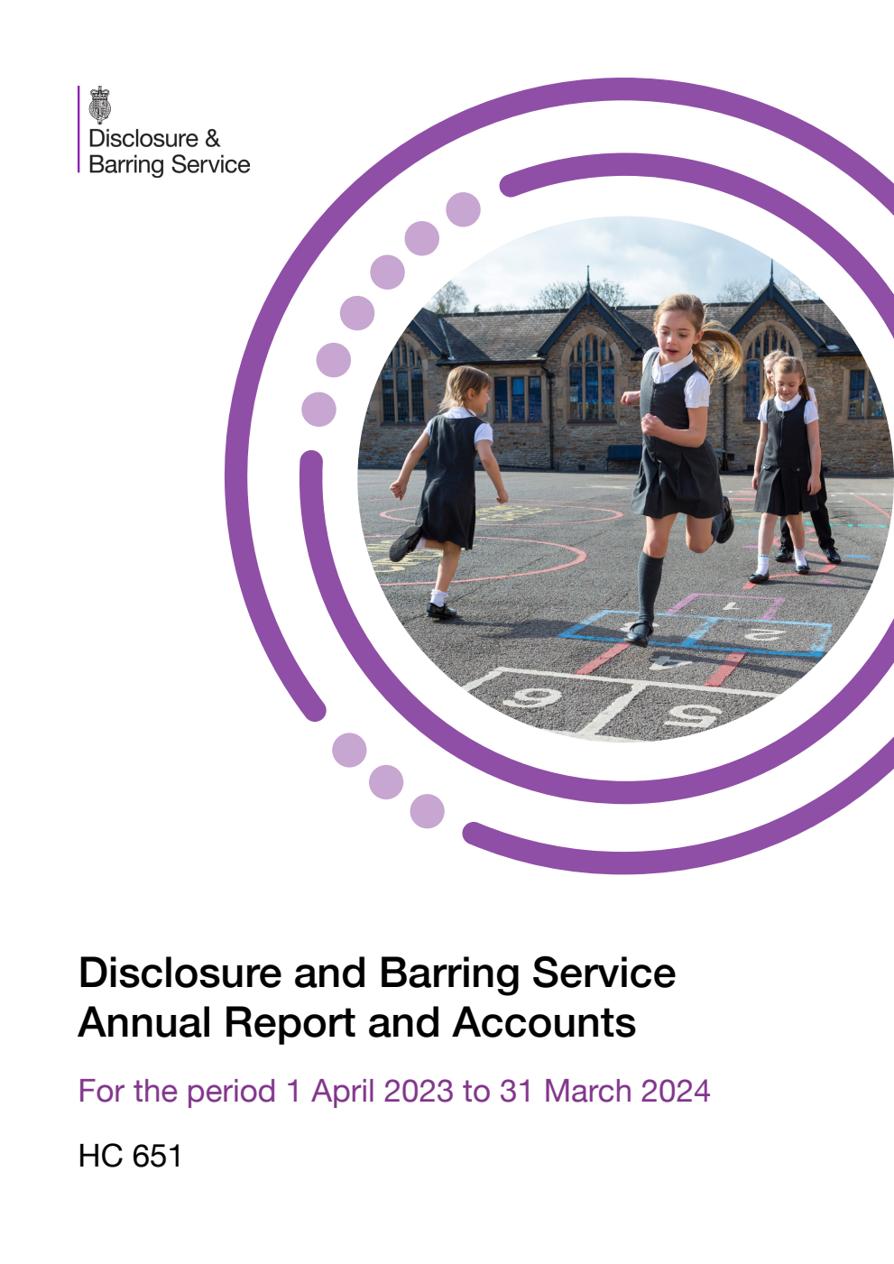 Disclosure and Barring Service Annual Report and Accounts for the period 1 April 2023 to 31 March 2024