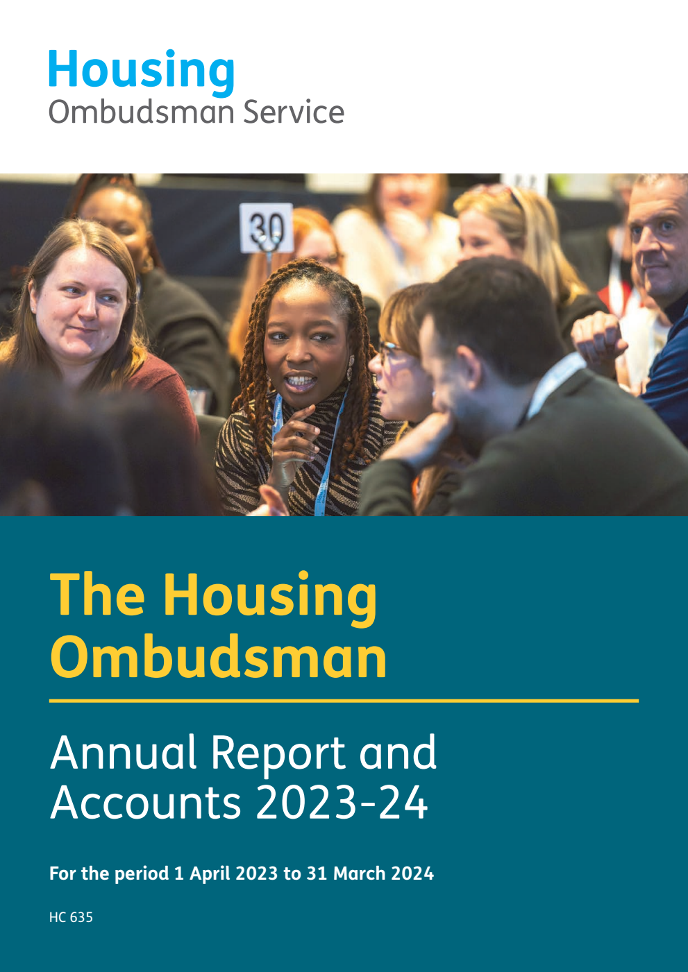 The Housing Ombudsman Annual Report and Accounts 2023-24 for the period 1 April 2023 to 31 March 2024