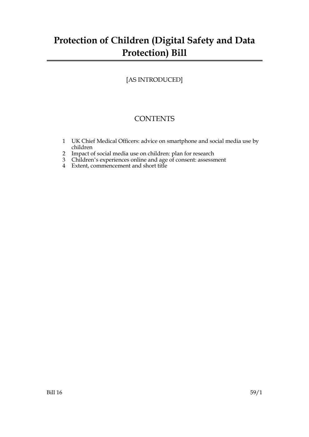 Protection of Children (Digital Safety and Data Protection) Bill