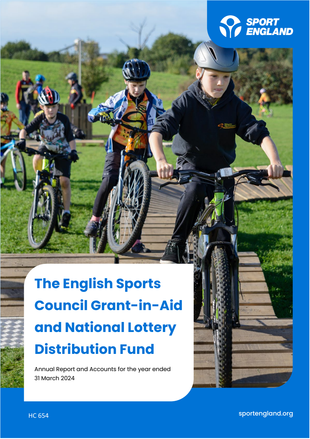 The English Sports Council Grant-in-Aid and National Lottery Distribution Fund Annual Report and Accounts for the year ended 31 March 2024