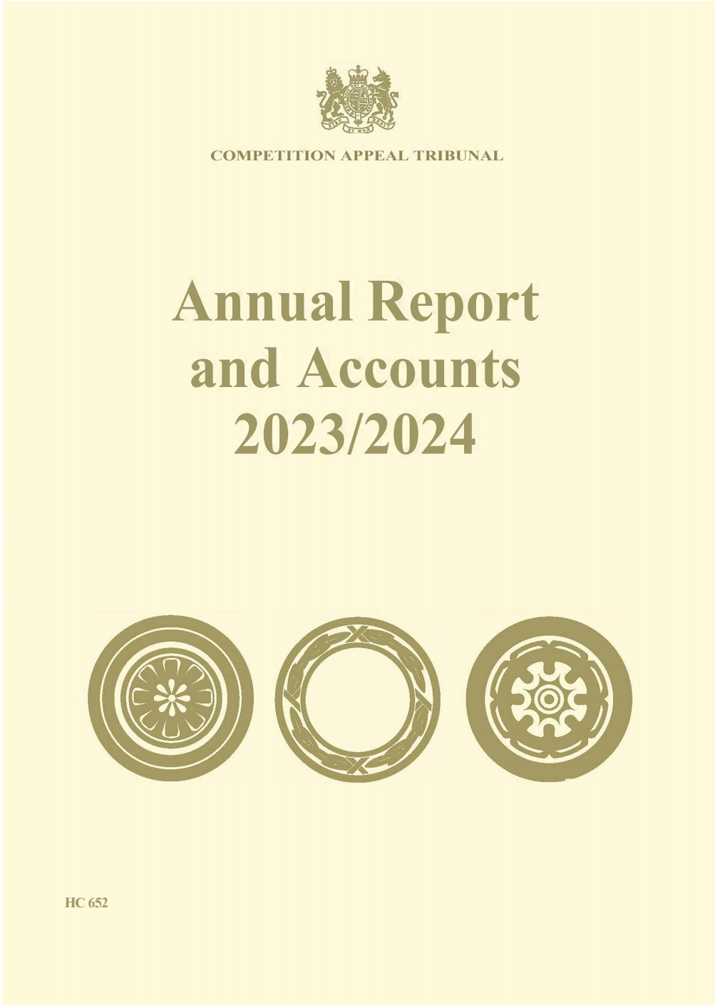 Competition Appeal Tribunal and Competition Service Annual report and accounts 2023-2024 for the period 1st April 2023 to 31st March 2024