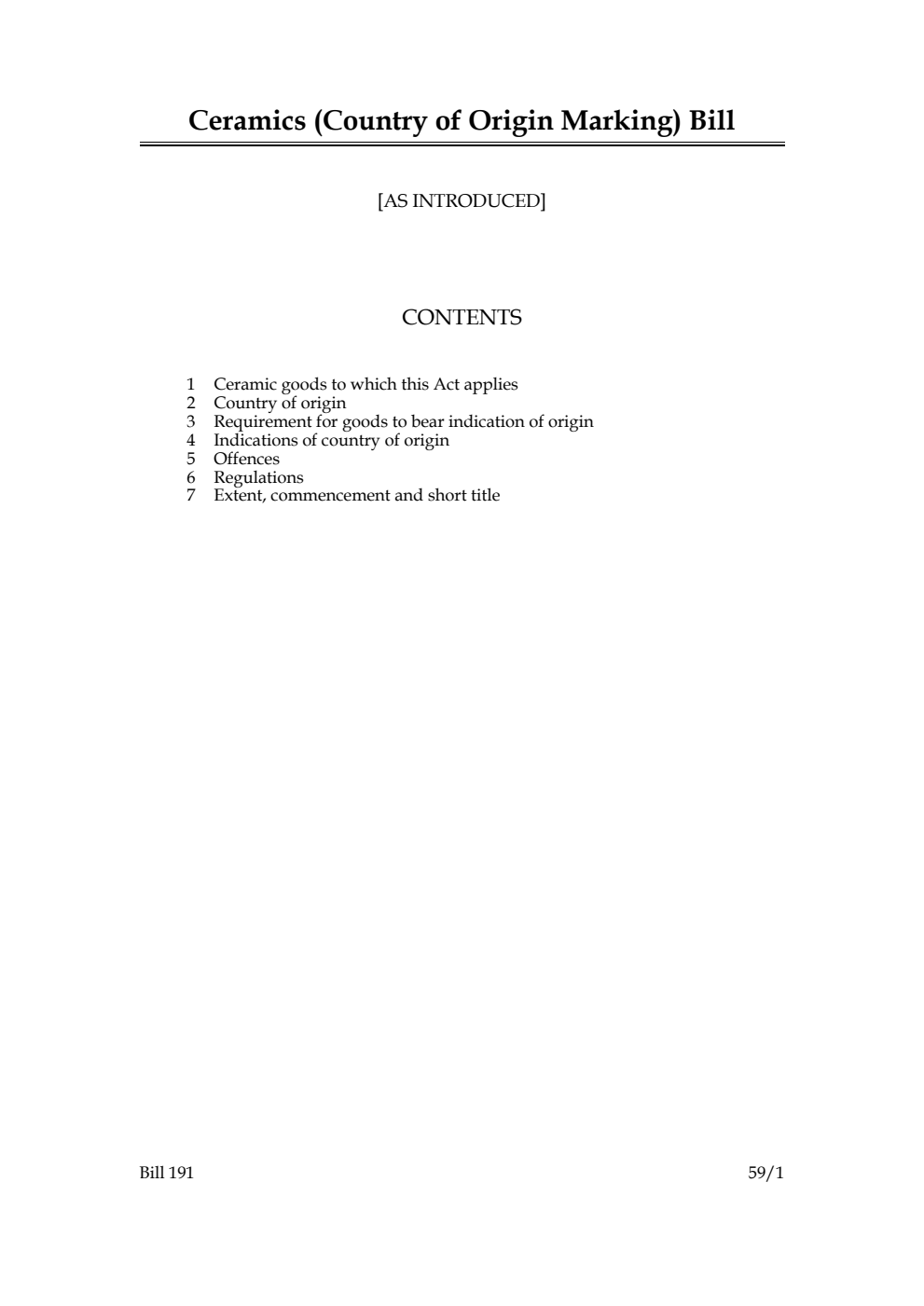 Ceramics (Country of Origin Marking) Bill