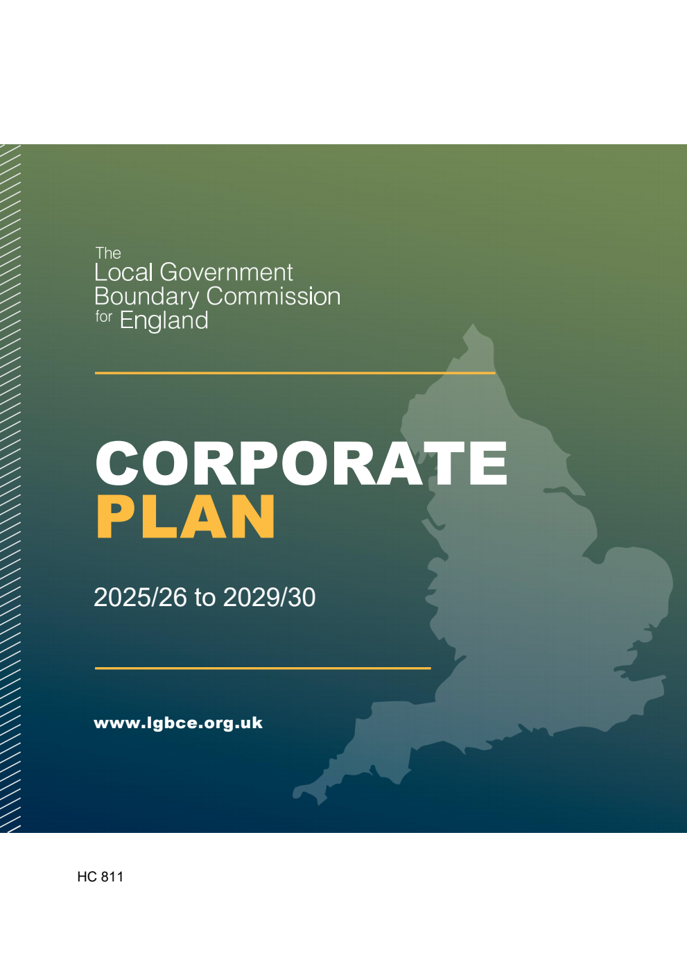 The Local Government Boundary Commission for England. Corporate Plan 2025/26 to 2029/30