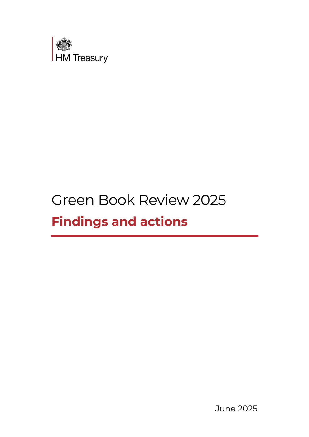 Green Book Review 2025. Findings and actions
