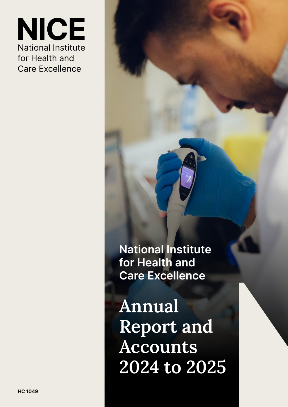 National Institute for Health and Care Excellence Annual Report and Accounts 2024/25 for the period 1 April 2024 to 31 March 2025