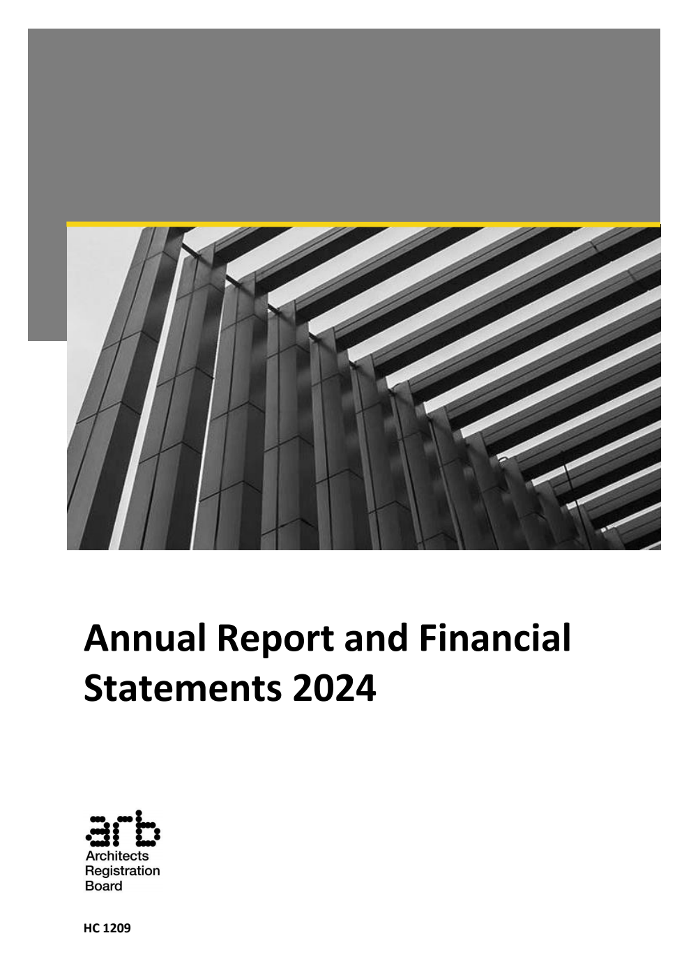 Architects Registration Board Annual Report and Financial Statements 2024