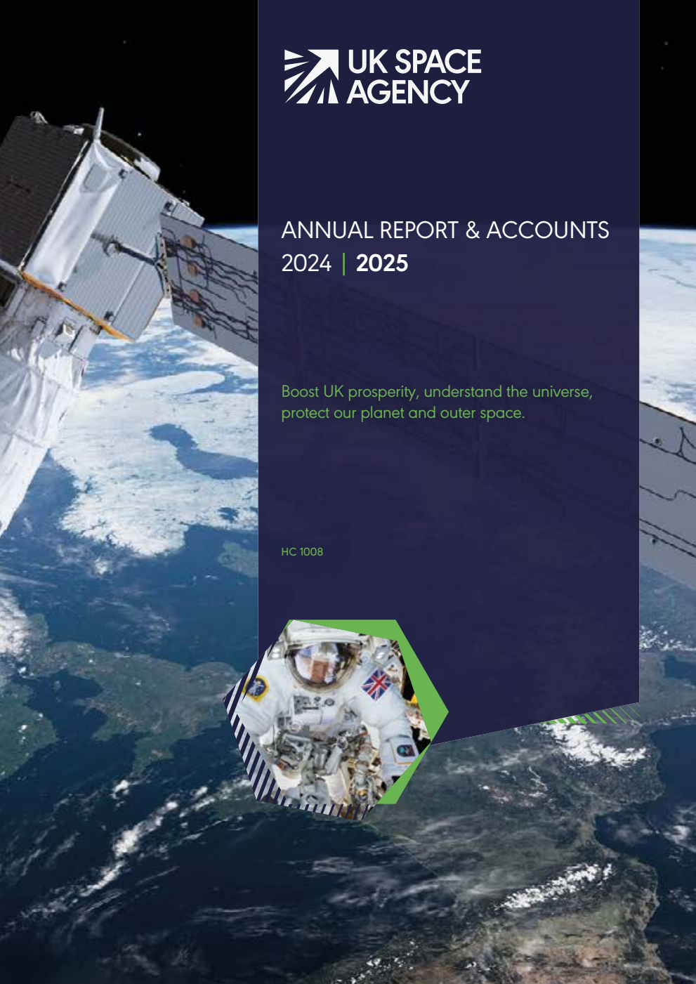 UK Space Agency Annual Report and Accounts 2024-25 for the period April 2024 to March 2025