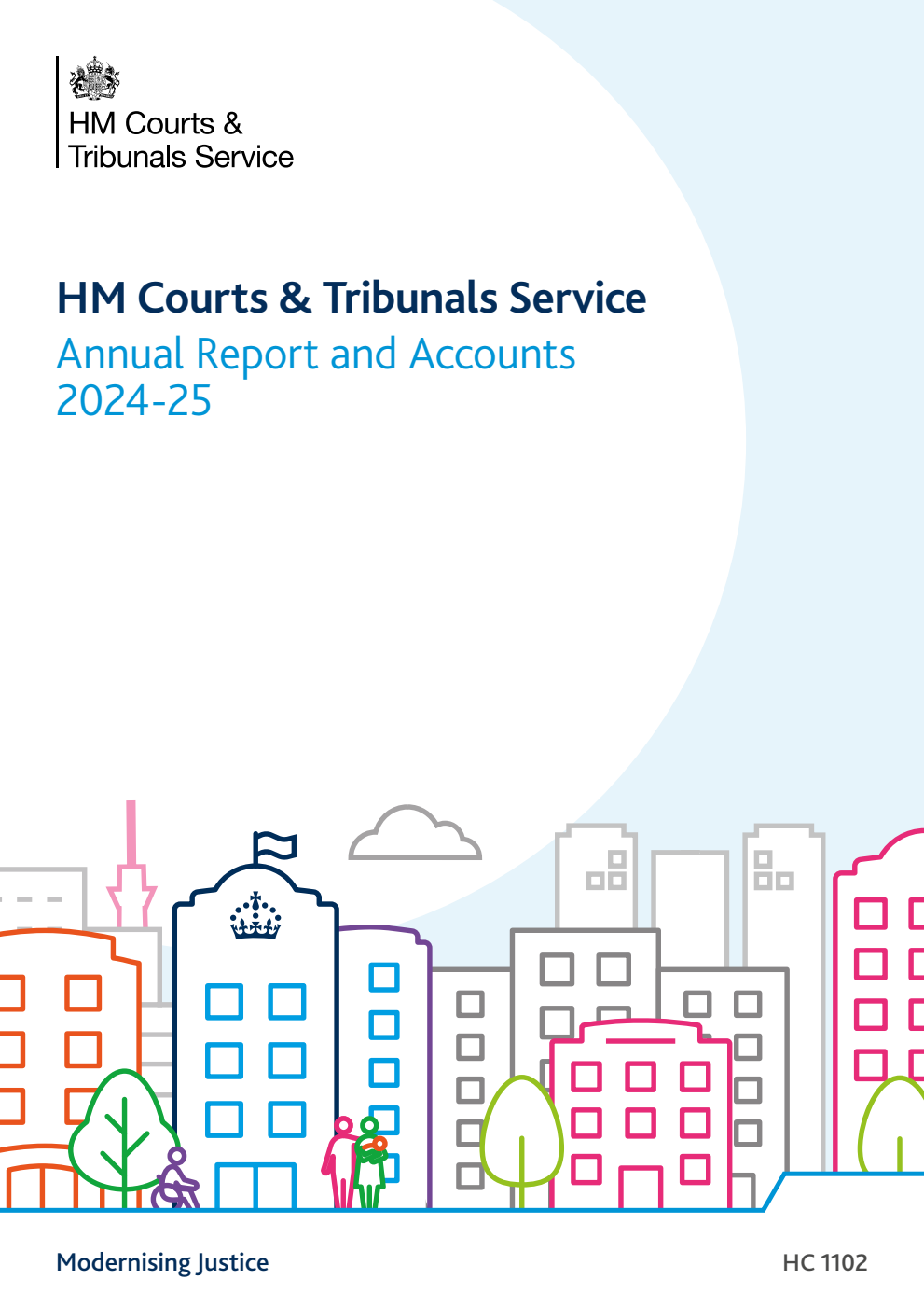 HM Courts & Tribunals Service Annual Report and Accounts 2024-25 for the period 01 April 2024 to 31 March 2025