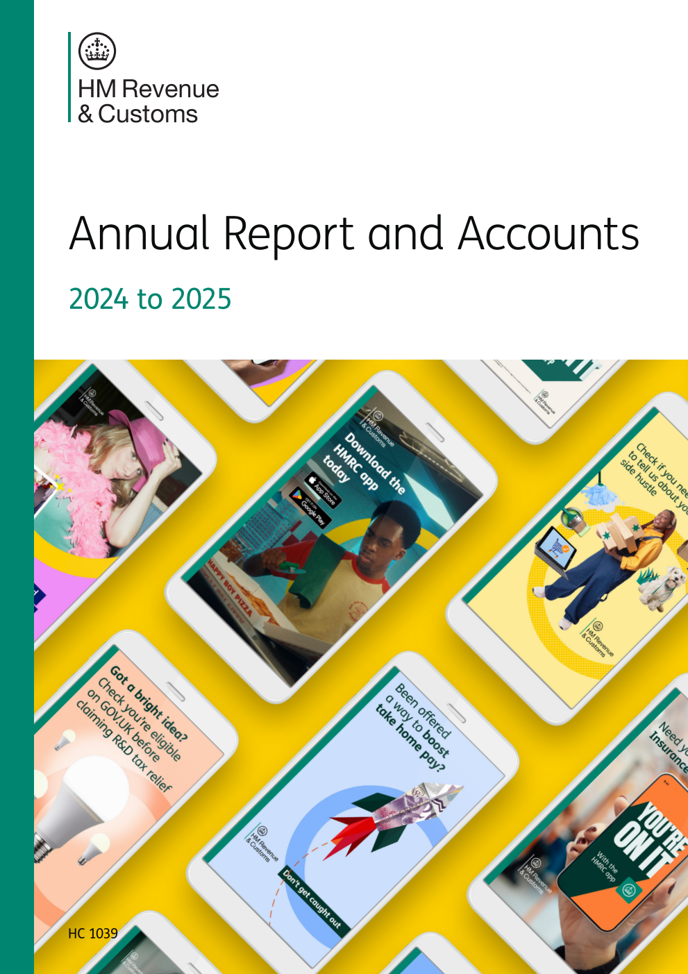 HM Revenue and Customs Annual Report and Accounts 2024 to 2025 for the period 1 April 2024 to 31 March 2025