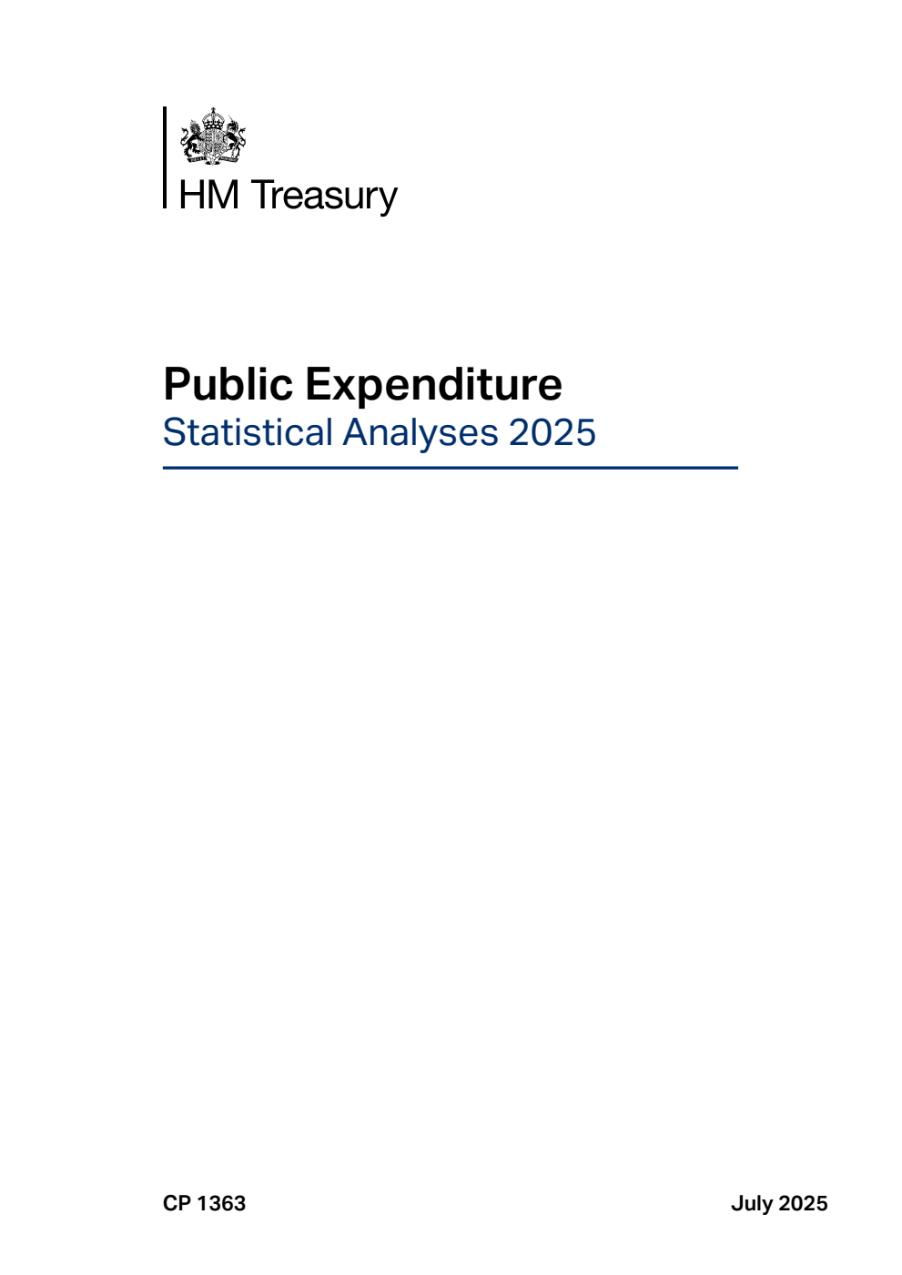Public Expenditure Statistical Analyses 2025