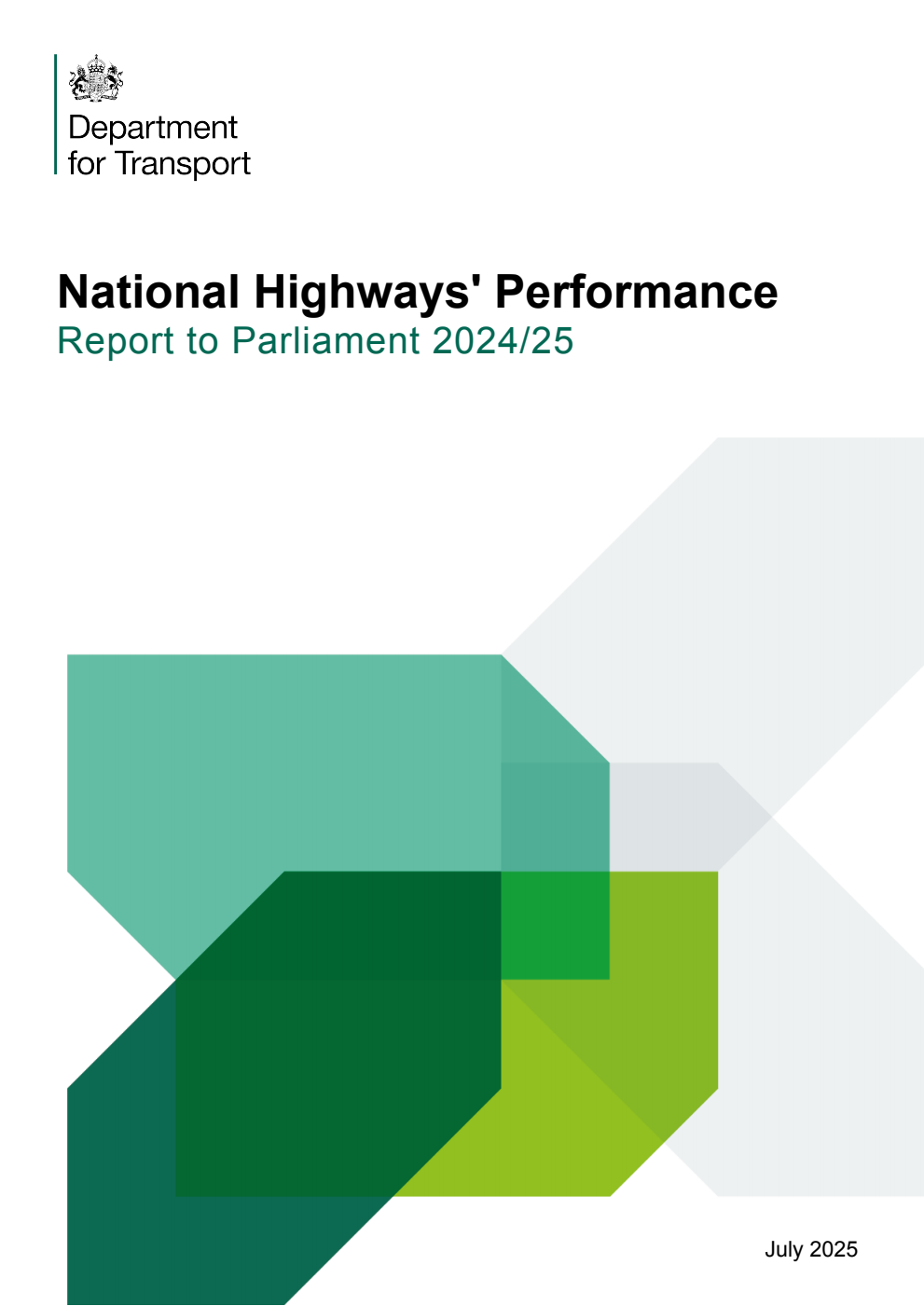National Highways' Performance Report to Parliament for 2024/25