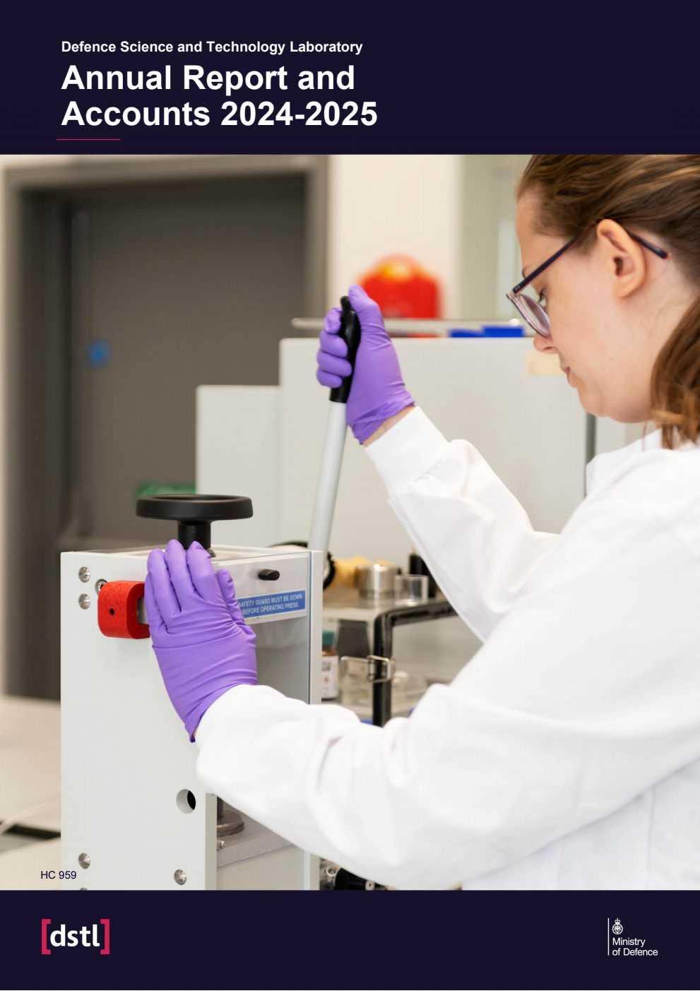 Defence Science and Technology Laboratory Annual Report and Accounts 2024-2025