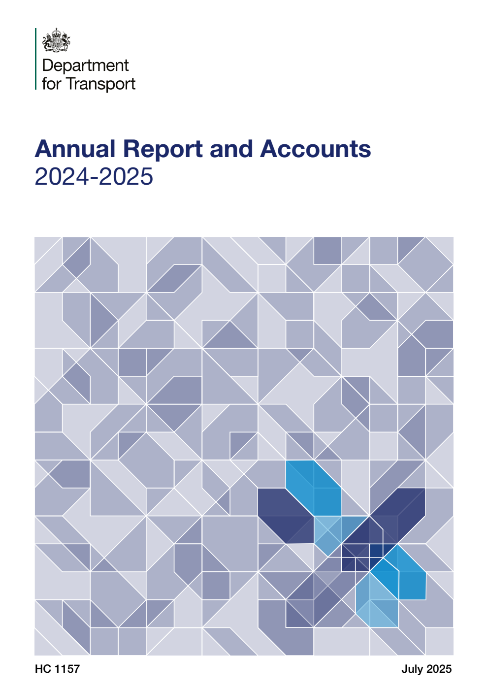 Department for Transport Annual Report and Accounts 2024-2025 for the period 1 April 2024 to 31 March 2025