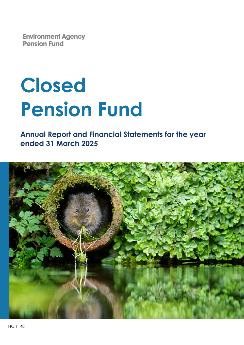 Environment Agency Closed Pension Fund Annual Report and Financial Statements for the year ended 31 March 2025