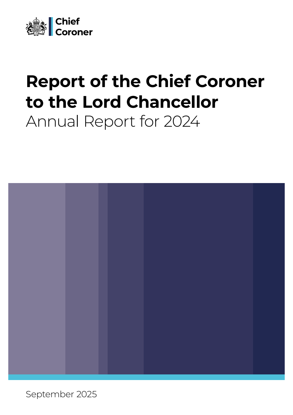 Report of the Chief Coroner to the Lord Chancellor Annual Report for 2024