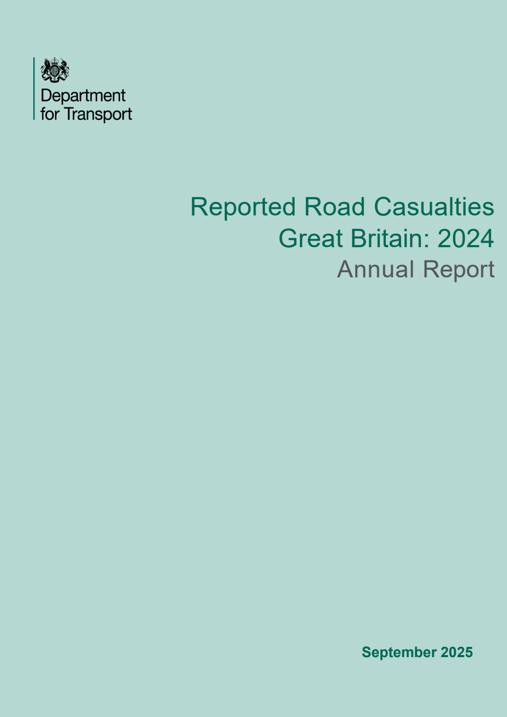 Reported Road Casualties Great Britain: 2024