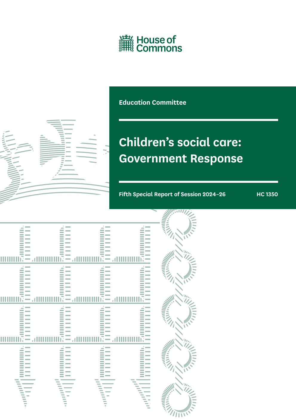 Education Committee 5th Special Report. Children’s social care: Government Response