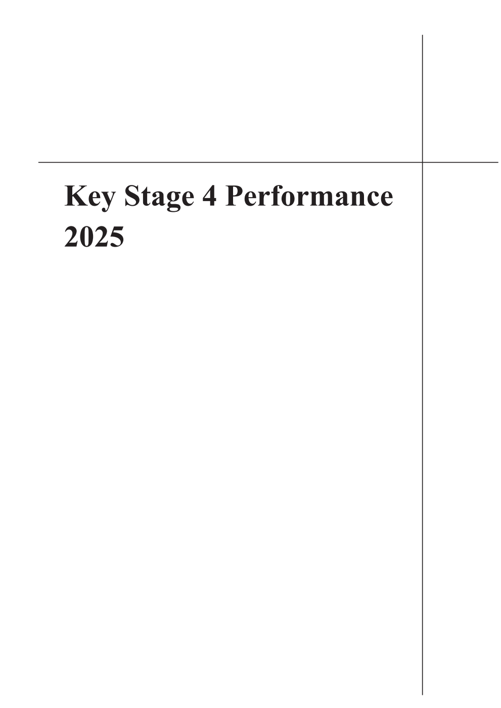 Key Stage 4 Performance 2025