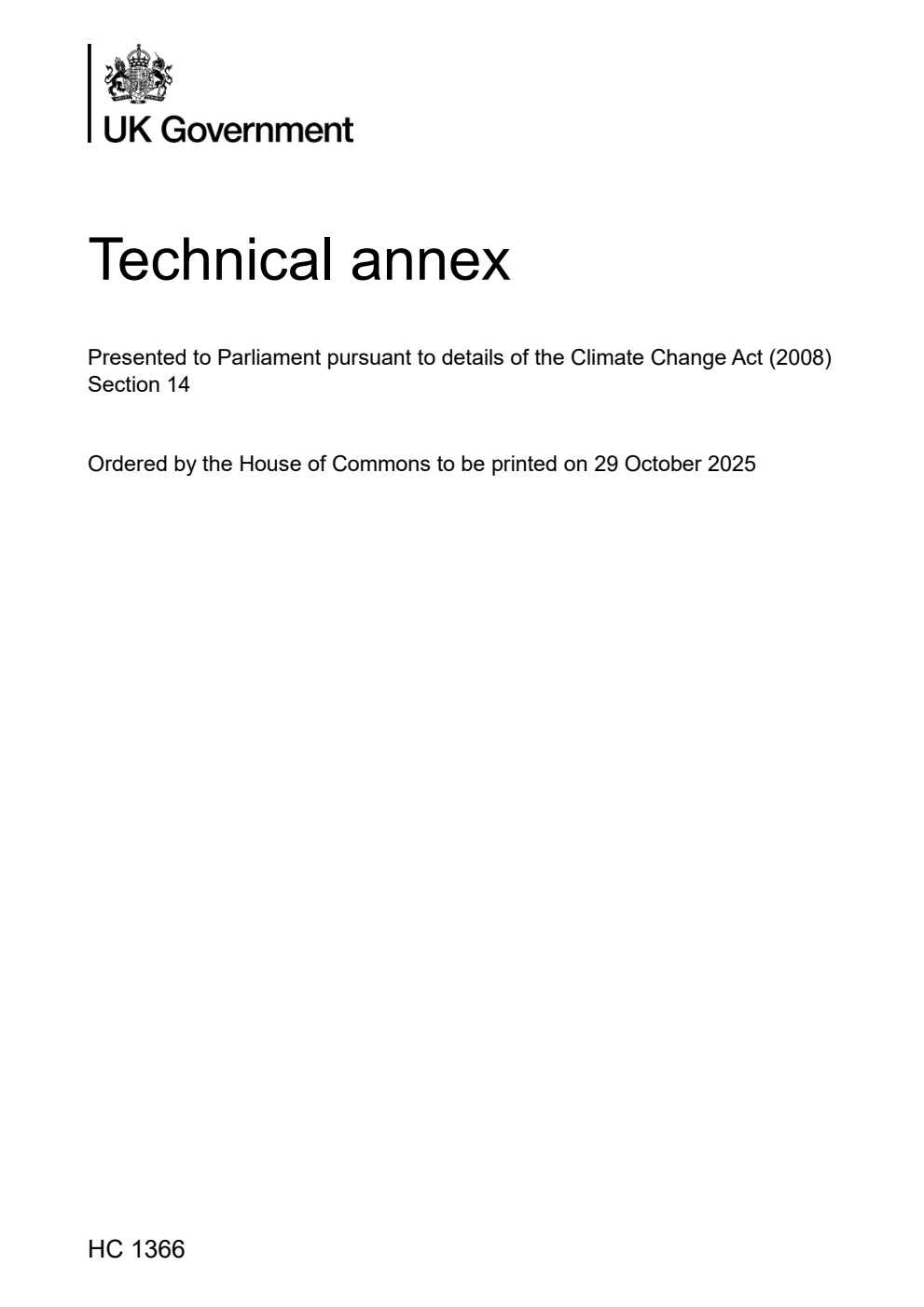 Carbon budget and growth delivery plan: technical annex