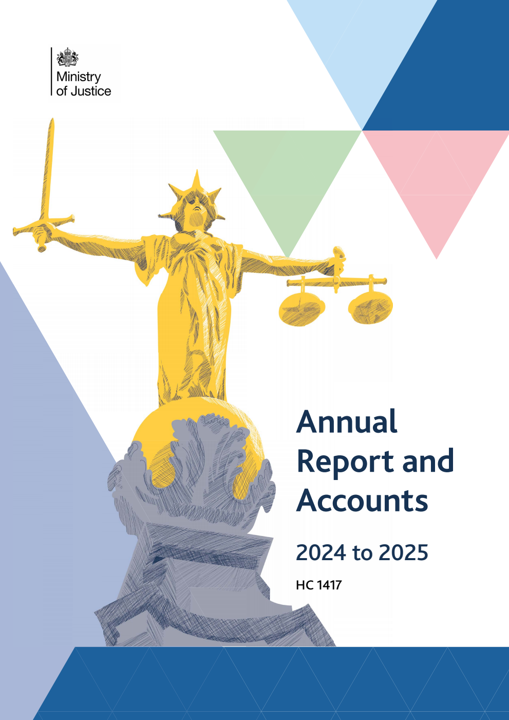 Ministry of Justice Annual Report and Accounts 2024 to 2025 for the period 1 April 2024 to 31 March 2025