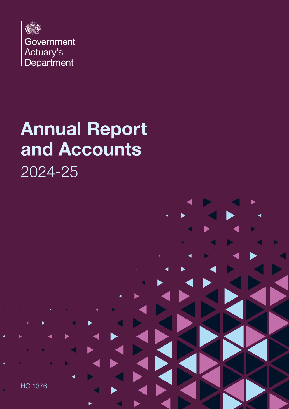 Government Actuary’s Department Annual Report and Accounts 2024-25 (for the year ended 31 March 2025)
