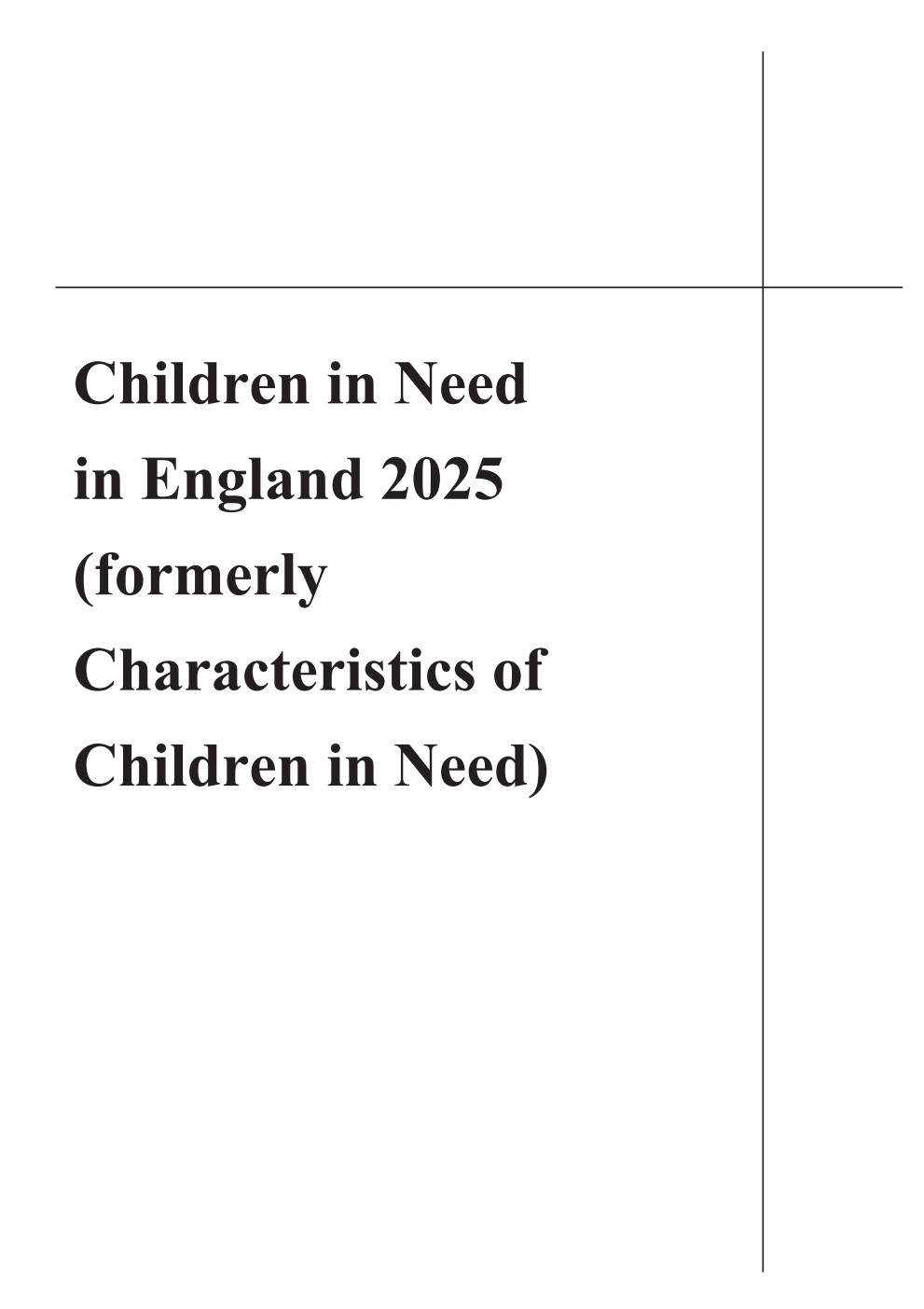 Children in Need in England 2025