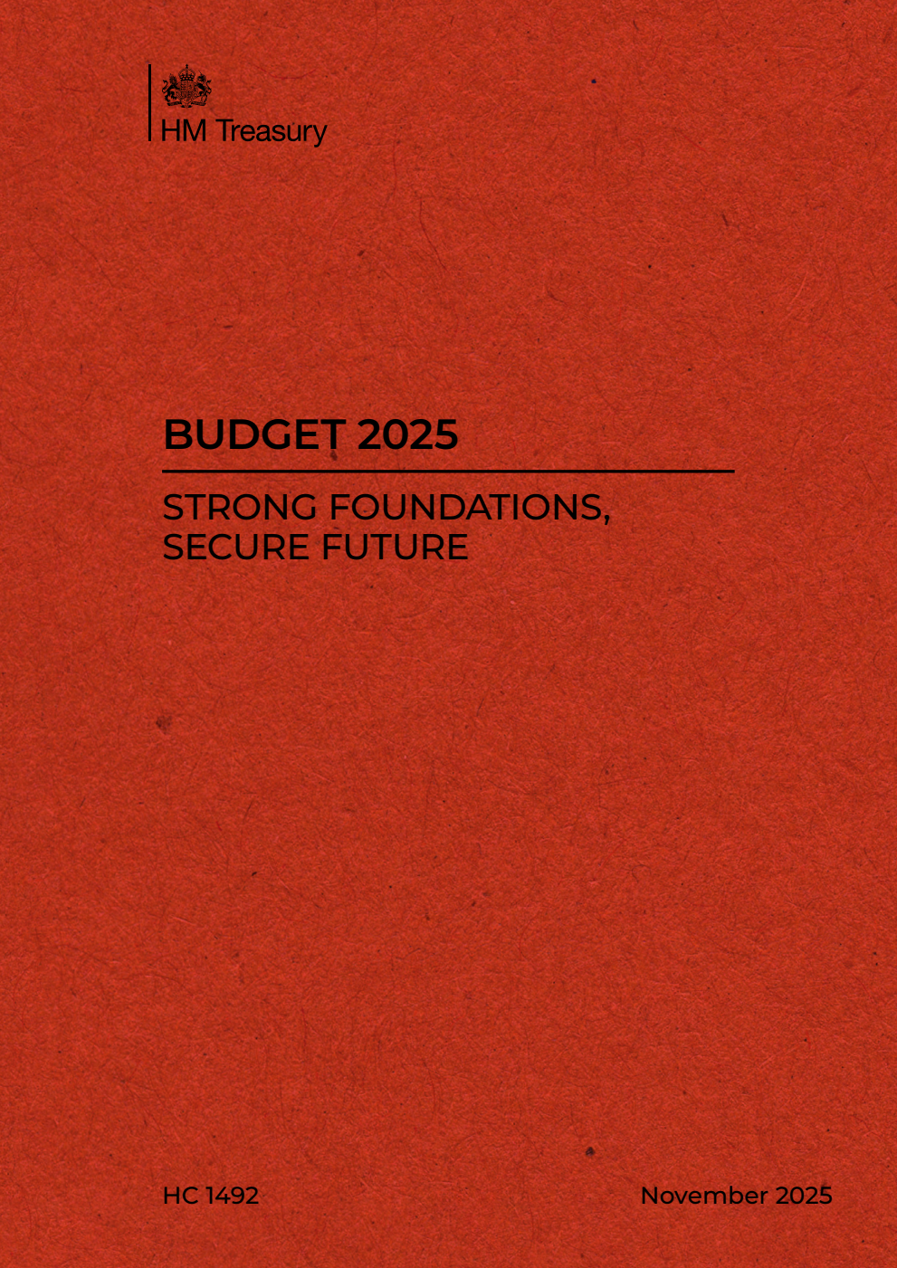 Budget 2025. Strong Foundation, Secure Futures