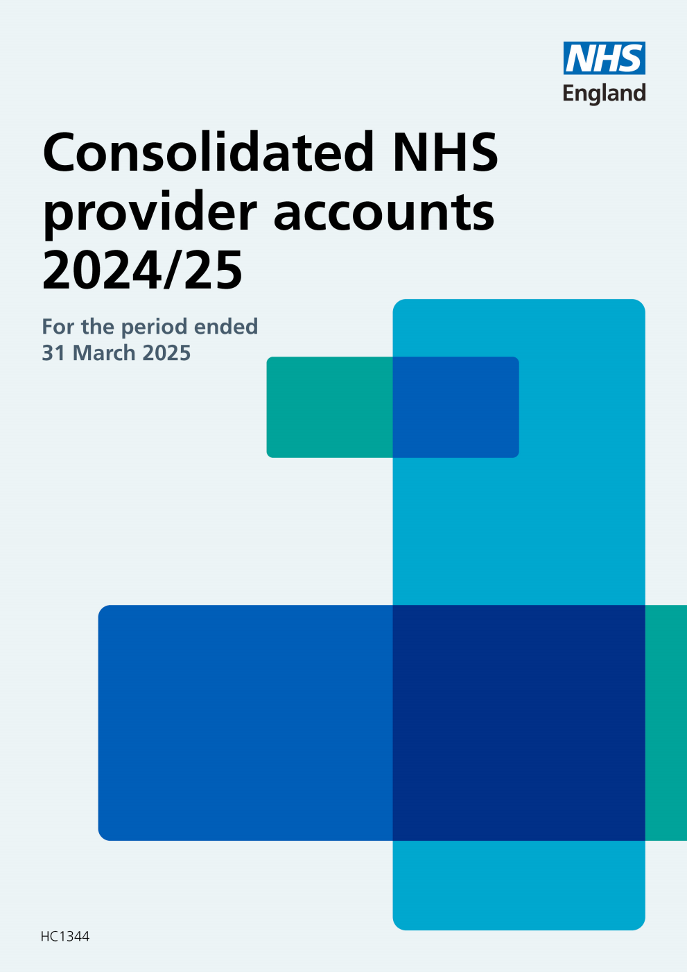 Consolidated NHS provider accounts for 2024/25 for the period 1 April 2024 to 31 March 2025