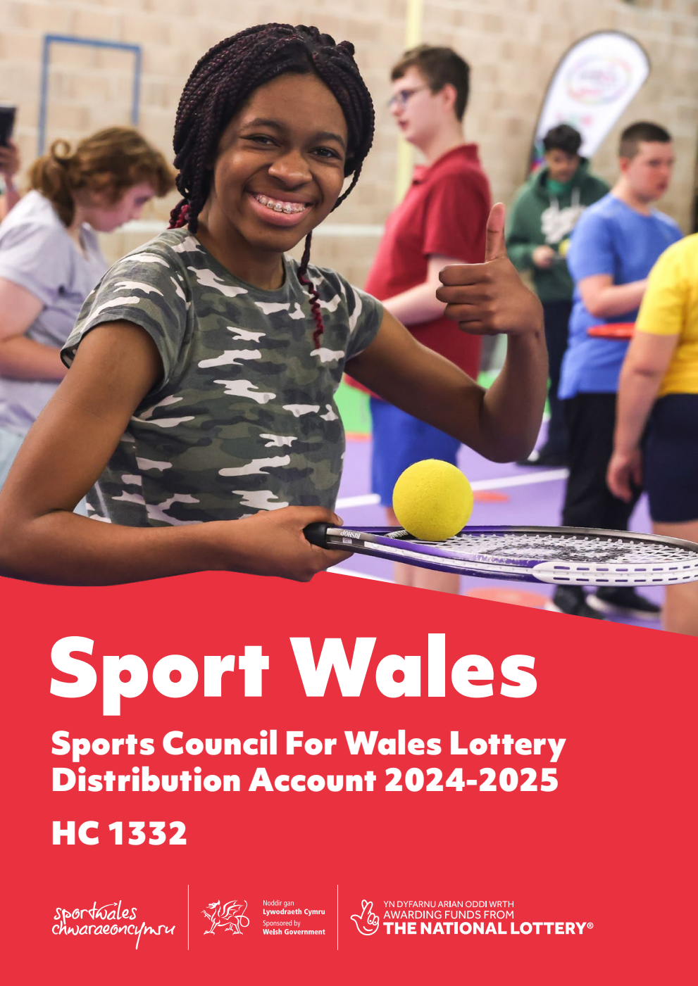 Sport Wales. Sports Council for Wales Lottery Distribution Account 2024-25