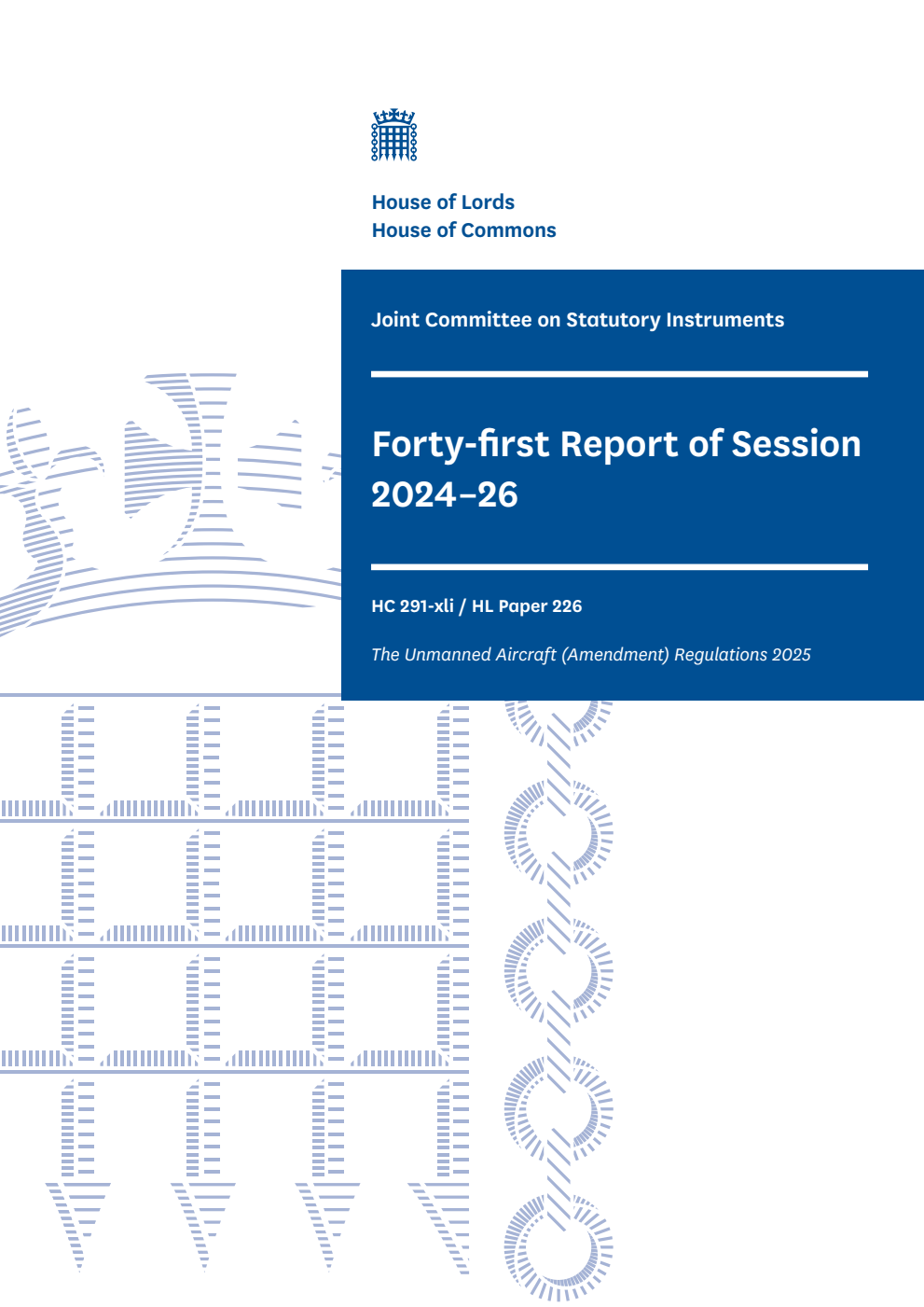 Joint Committee on Statutory Instruments 41st Report of Session 2024-26